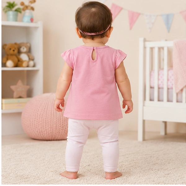 Baby Girls Top & Leggings Set 008-0 - 0-6 Months