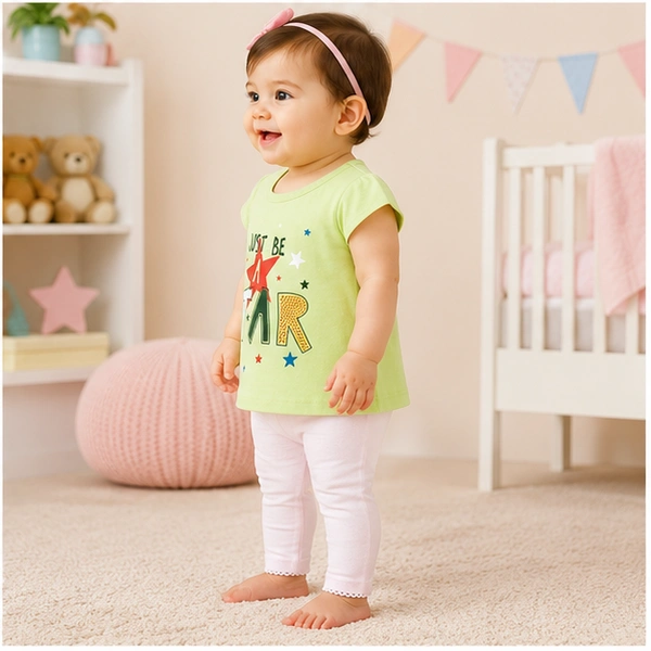 Baby Girls Top & Leggings Set 009-0 - 0-6 Months