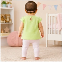 Baby Girls Top & Leggings Set 009-0 - 0-6 Months