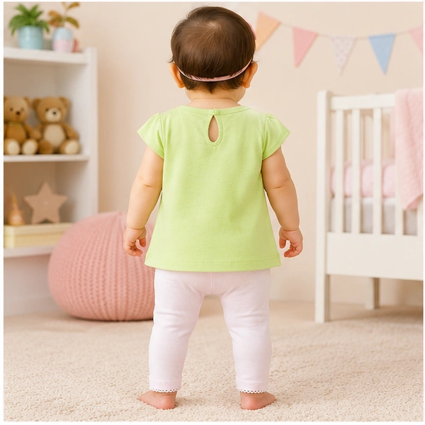 Baby Girls Top & Leggings Set 009-0 - 0-6 Months