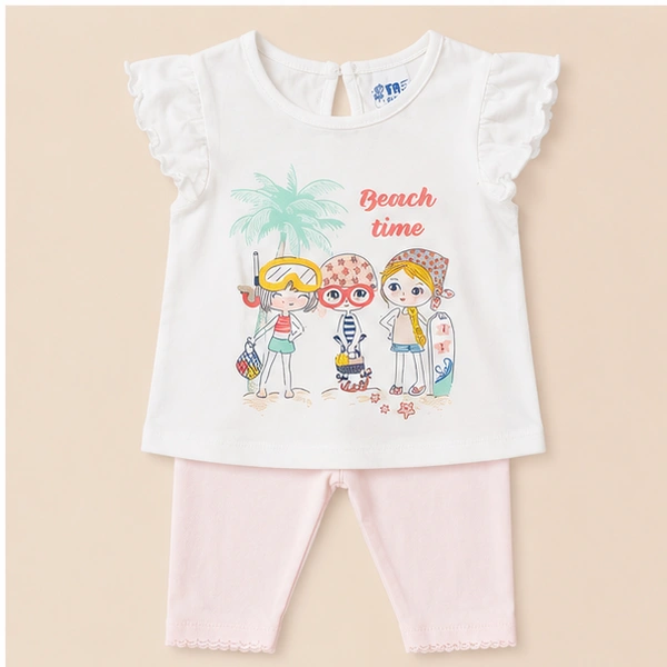 Baby Girls Top & Leggings Set 011-12 - 12-18 Months