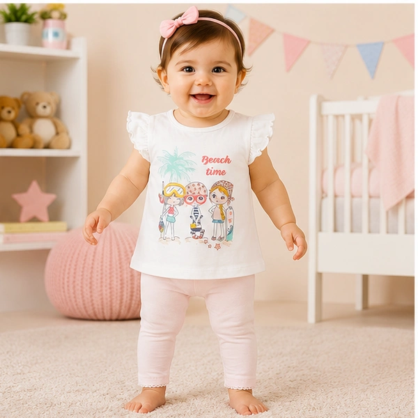 Baby Girls Top & Leggings Set 011-12 - 12-18 Months