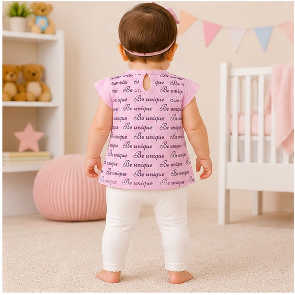 Baby Girls Top & Leggings Set 013-6 - 6-12 Months