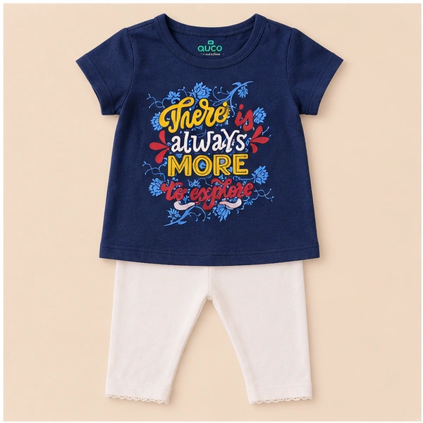 Baby Girls Top & Leggings Set 014-6 - 6-12 Months