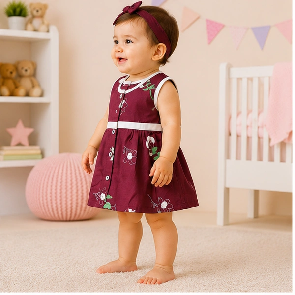Infant Cotton Frock 018-0 - 6-12 Months
