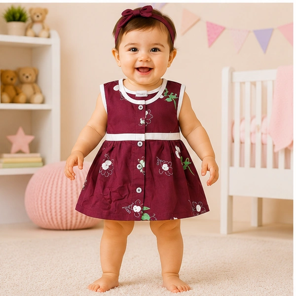 Infant Cotton Frock 018-0 - 6-12 Months