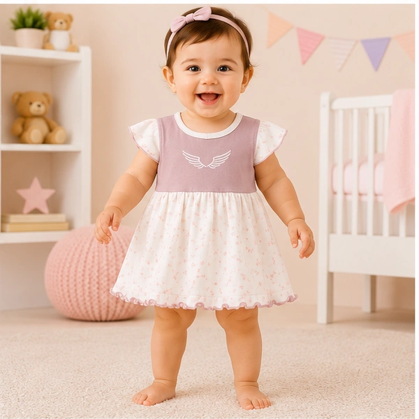 Infant Cotton Frock 019 - 6-12 Months