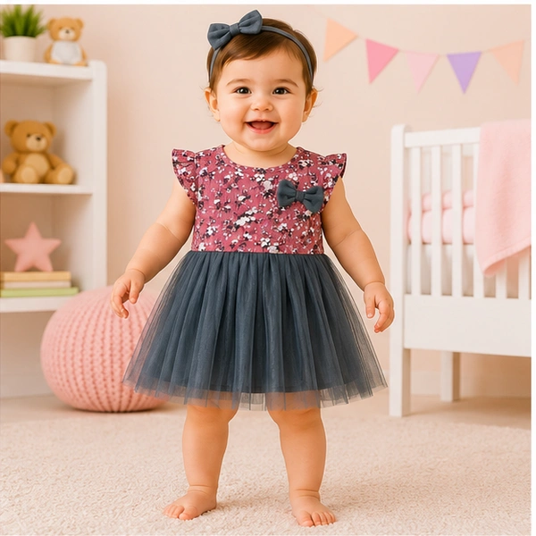 Infant Cotton Frock 020 - 12-18 Months