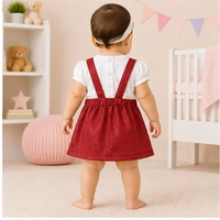 Infant Party midi top set 022-0 - 0-6 Months