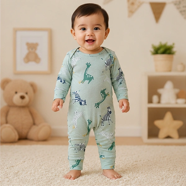 Surplus Baby Organic Cotton Romper for Babies-023 - 0-3 Months