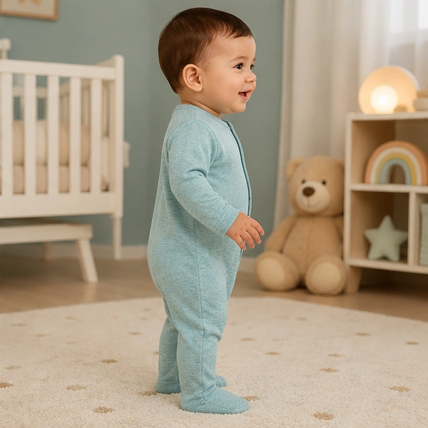 Surplus Baby Organic Cotton Romper for Babies-027 - 3-6 Months