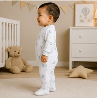 Surplus Baby Organic Cotton Romper for Babies-017 - Newborn
