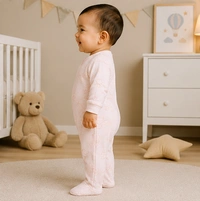 Surplus Baby Organic Cotton Romper for Babies-018 - Newborn