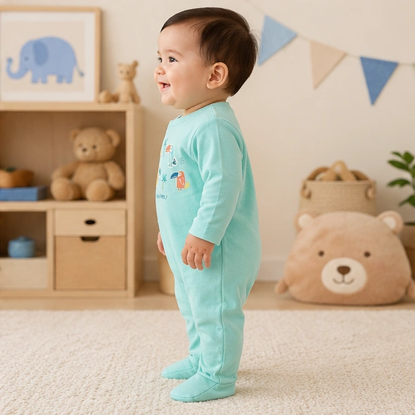 Surplus Baby Organic Cotton Romper for Babies-019 - Newborn