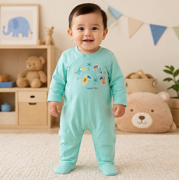 Surplus Baby Organic Cotton Romper for Babies-019 - Newborn