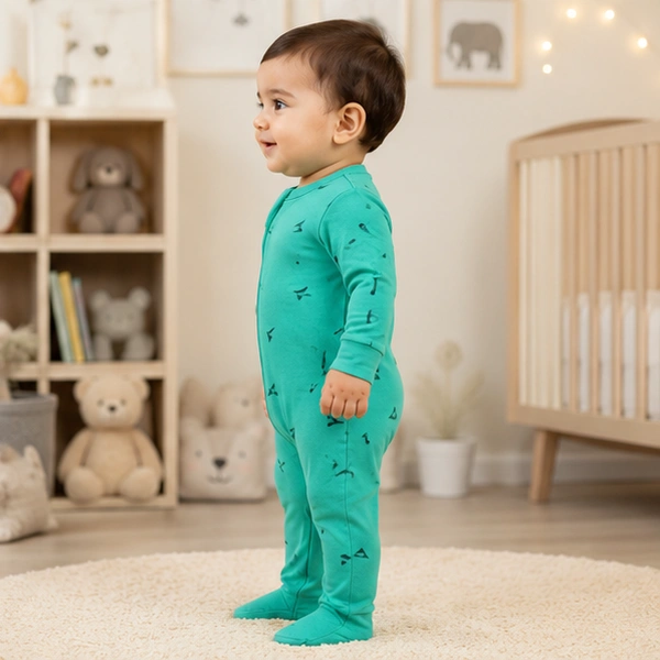 Surplus Baby Organic Cotton Romper for Babies-086 - 3-6 Months