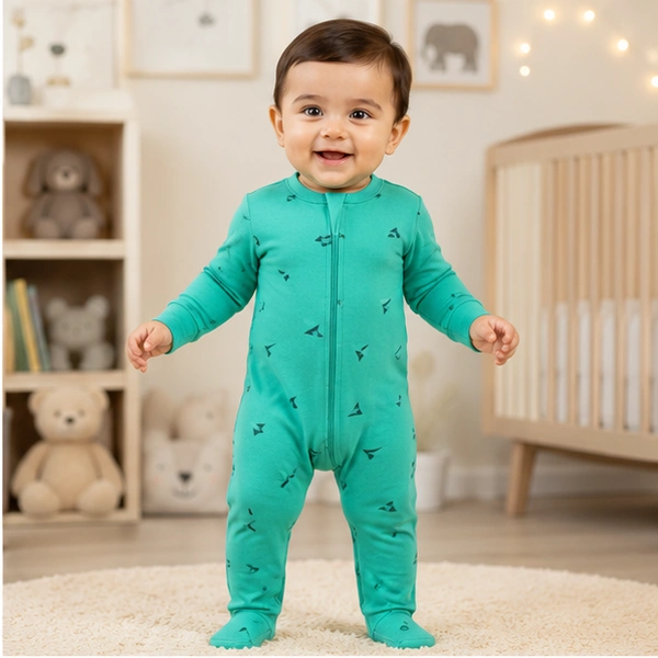 Surplus Baby Organic Cotton Romper for Babies-086 - 3-6 Months