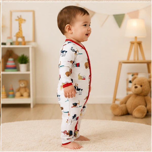 Surplus Baby Organic Cotton Romper for Babies-089 - 3-6 Months