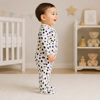 Surplus Baby Organic Cotton Romper for Babies-132 - 6-9 Months