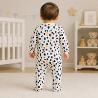 Surplus Baby Organic Cotton Romper for Babies-132 - 6-9 Months