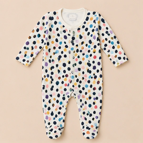 Surplus Baby Organic Cotton Romper for Babies-132 - 6-9 Months