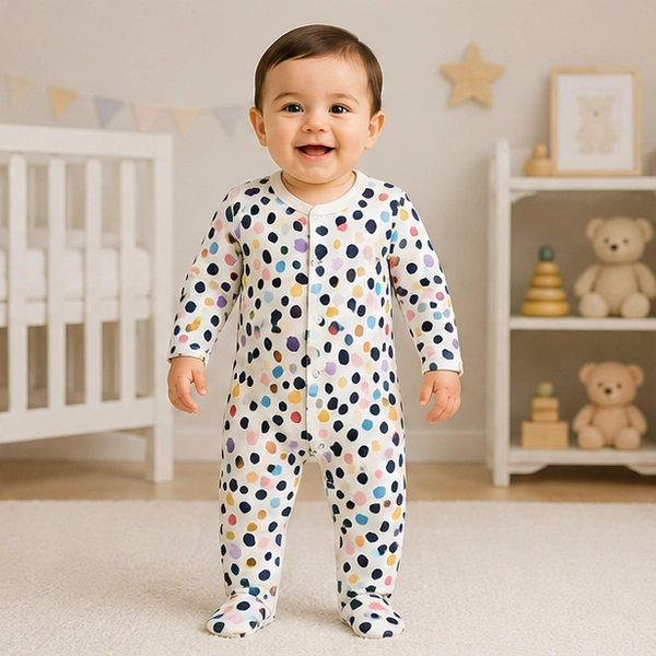 Surplus Baby Organic Cotton Romper for Babies-132 - 6-9 Months