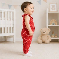 Surplus Baby Organic Cotton Romper for Babies-134 - 6-9 Months