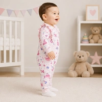 Surplus Baby Organic Cotton Romper for Babies-136 - 6-9 Months