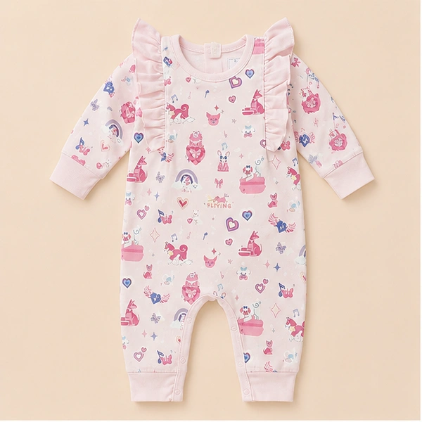 Surplus Baby Organic Cotton Romper for Babies-136 - 6-9 Months