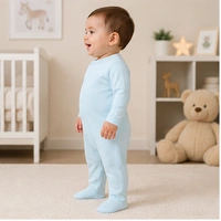 Surplus Baby Organic Cotton Romper for Babies-139 - 6-9 Months