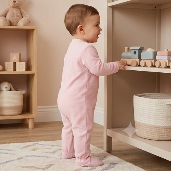 Surplus Baby Organic Cotton Romper for Babies-125 - 6-9 Months