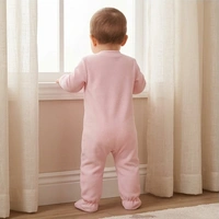 Surplus Baby Organic Cotton Romper for Babies-125 - 6-9 Months