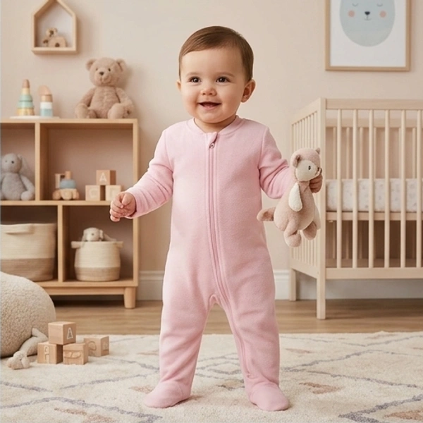 Surplus Baby Organic Cotton Romper for Babies-125 - 6-9 Months