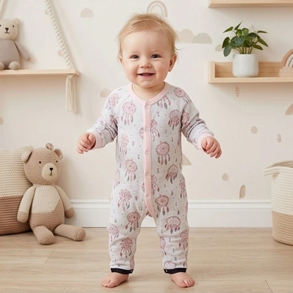 Surplus Baby Organic Cotton Romper for Babies-033 - 0-3 Months