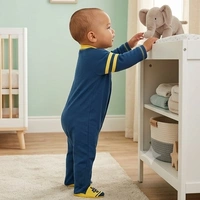 Surplus Baby Organic Cotton Romper for Babies-052 - 0-3 Months