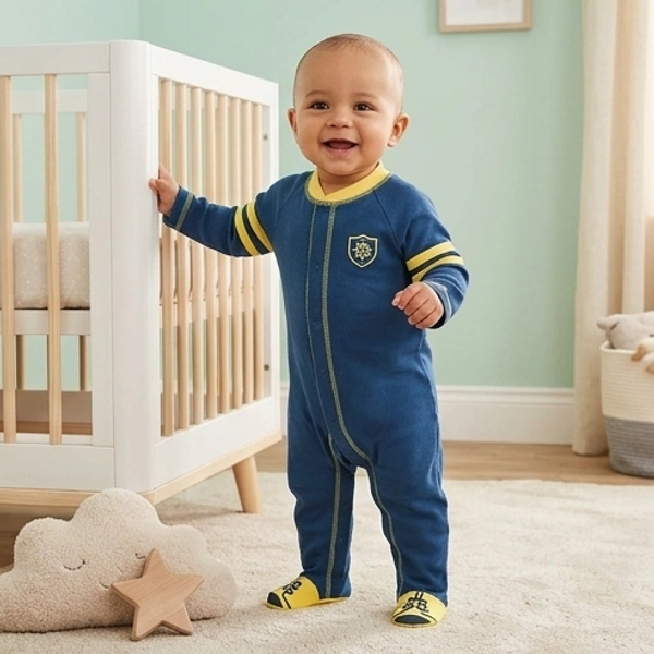 Surplus Baby Organic Cotton Romper for Babies-052 - 0-3 Months