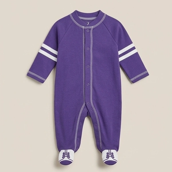 Surplus Baby Organic Cotton Romper for Babies-113 - 3-6 Months