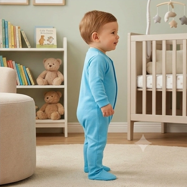 Surplus Baby Organic Cotton Romper for Babies-044 - 0-3 Months