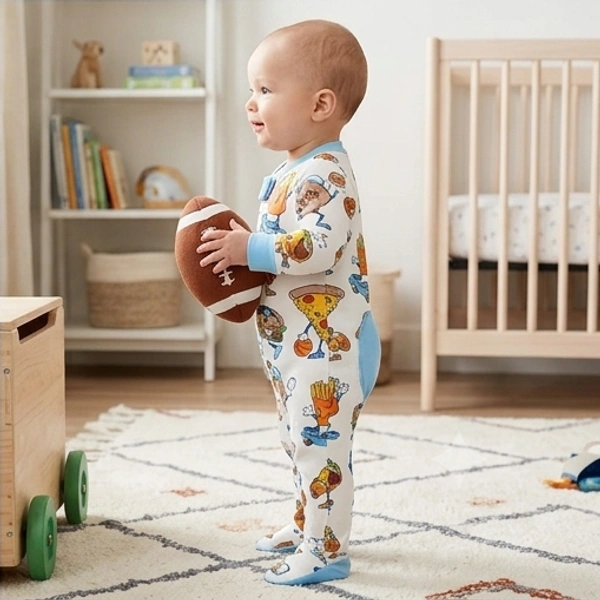 Surplus Baby Organic Cotton Romper for Babies-123 - 6-9 Months