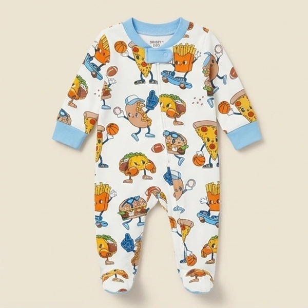 Surplus Baby Organic Cotton Romper for Babies-123 - 6-9 Months