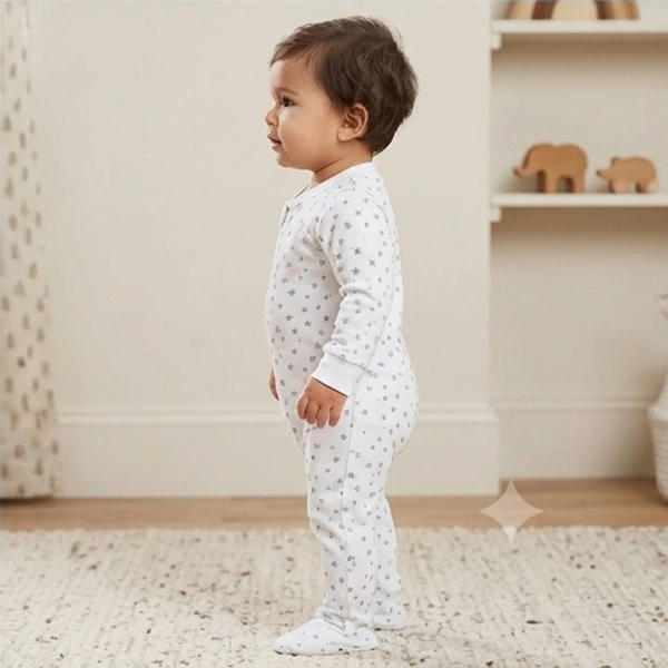 Surplus Baby Organic Cotton Romper for Babies-093 - 3-6 Months