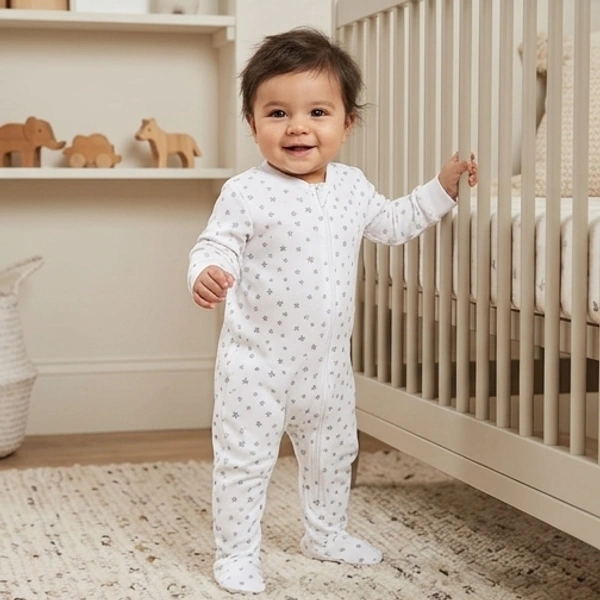 Surplus Baby Organic Cotton Romper for Babies-093 - 3-6 Months