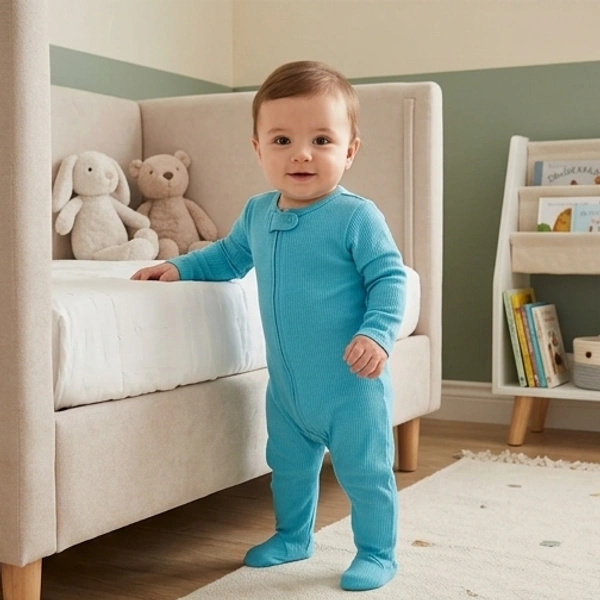 Surplus Baby Organic Cotton Romper for Babies-082 - 3-6 Months