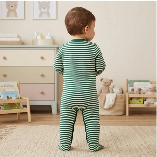 Surplus Baby Organic Cotton Romper for Babies-146 - 6-9 Months