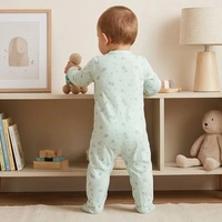 Surplus Baby Organic Cotton Romper for Babies-083 - 3-6 Months