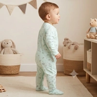 Surplus Baby Organic Cotton Romper for Babies-083 - 3-6 Months