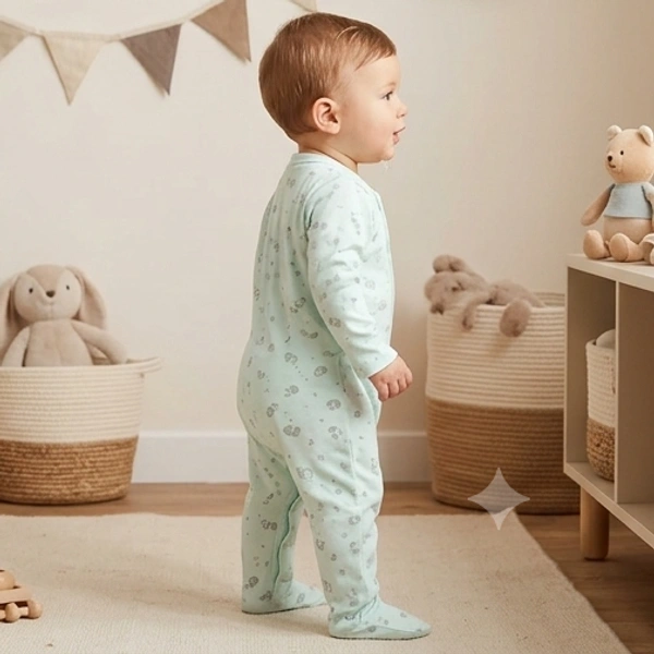 Surplus Baby Organic Cotton Romper for Babies-083 - 3-6 Months