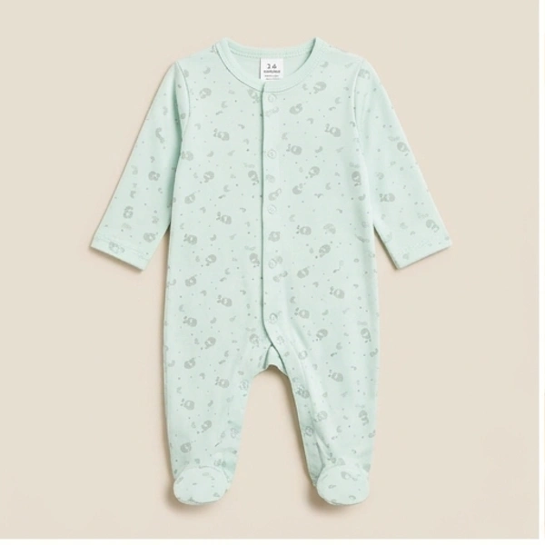 Surplus Baby Organic Cotton Romper for Babies-083 - 3-6 Months