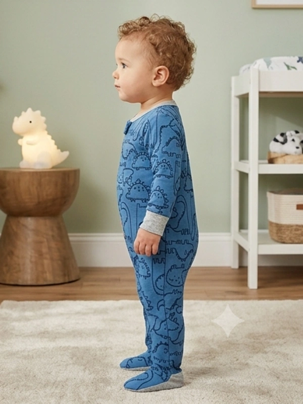 Surplus Baby Organic Cotton Romper for Babies-110 - 3-6 Months