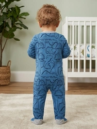 Surplus Baby Organic Cotton Romper for Babies-110 - 3-6 Months